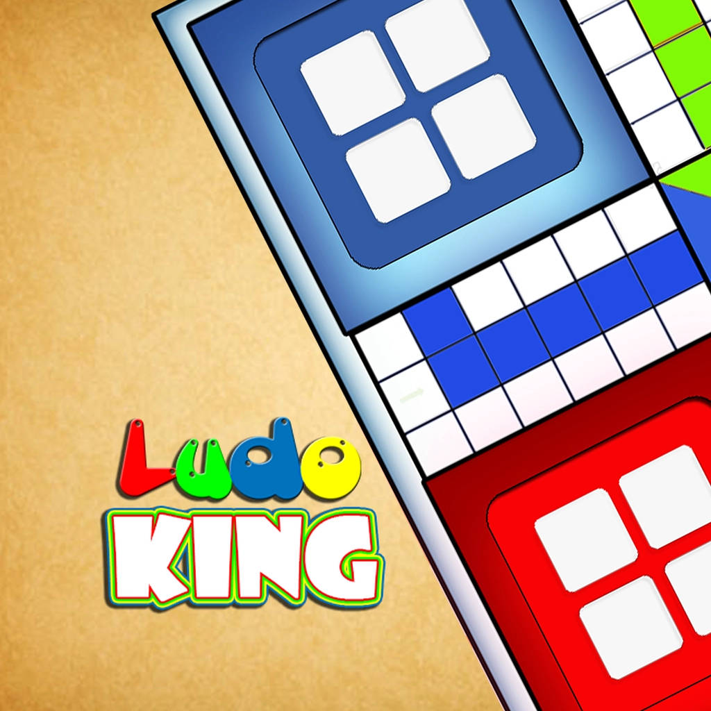 Ludo King Blue And Red Bases Wallpaper