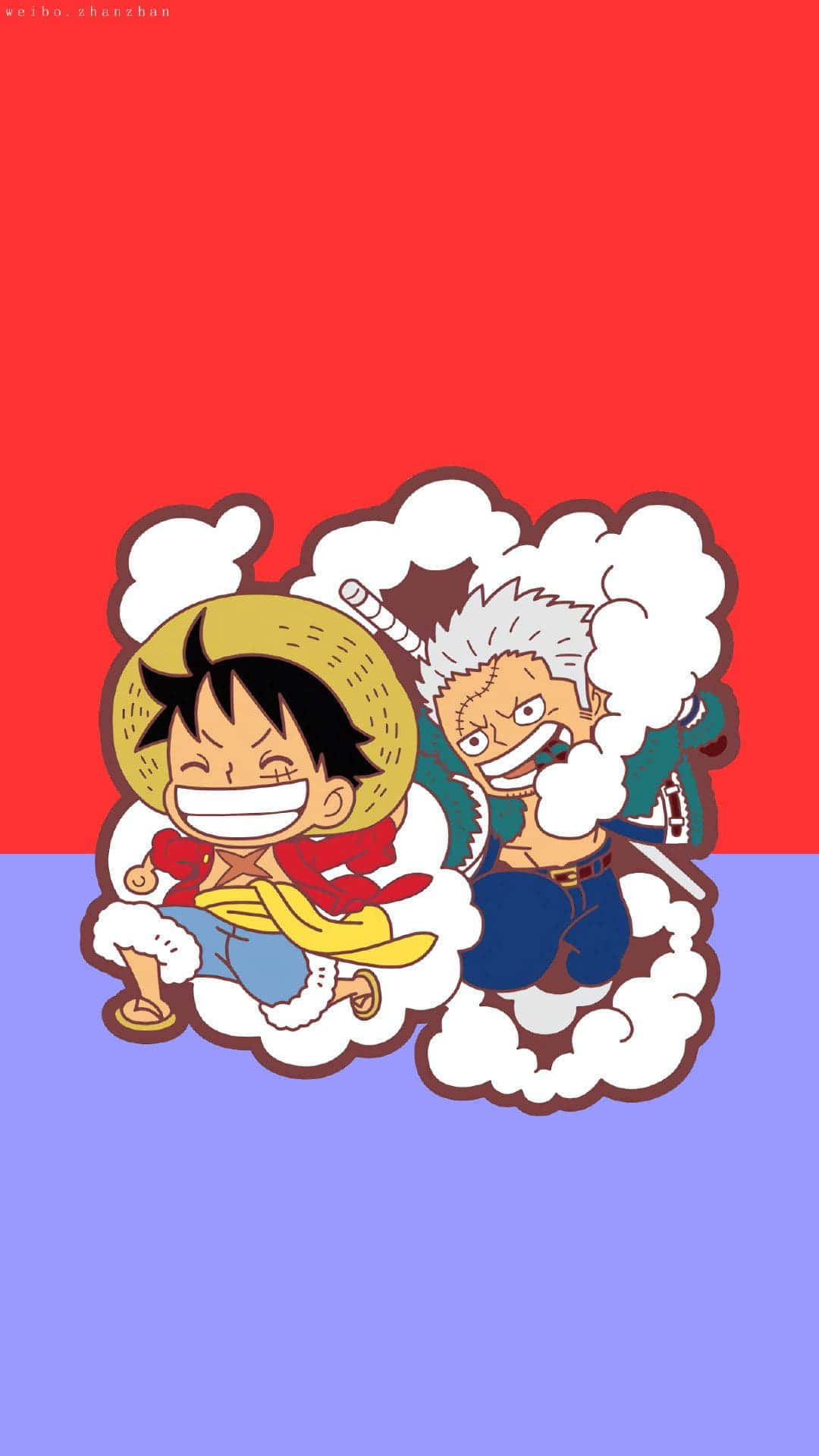 Luffy ready to set sail with the Strawhats