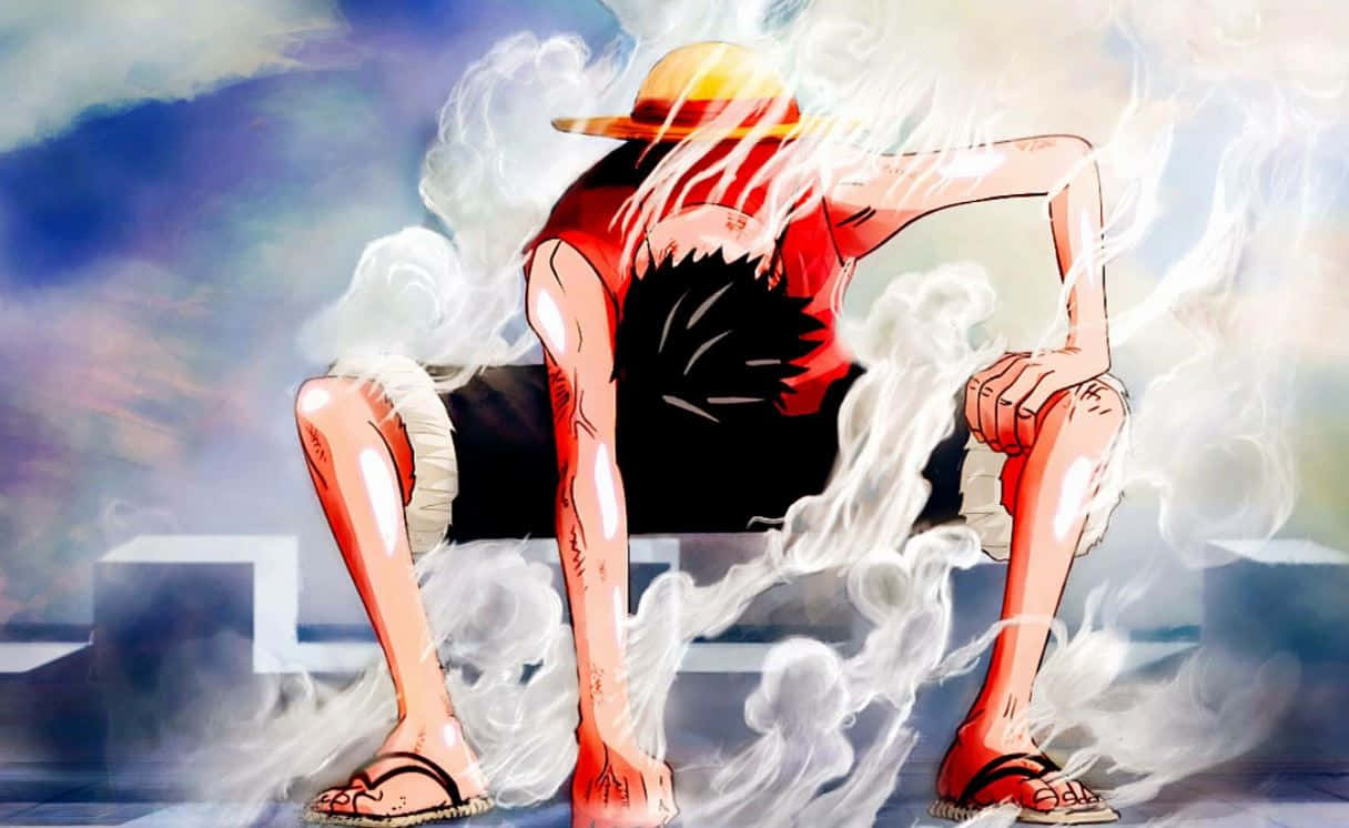 Luffy sailing towards new adventures