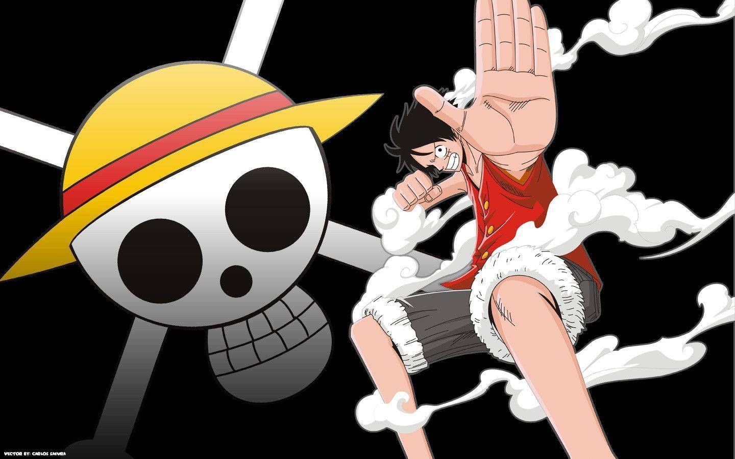 Luffy And Chopper In Tandem Wallpaper