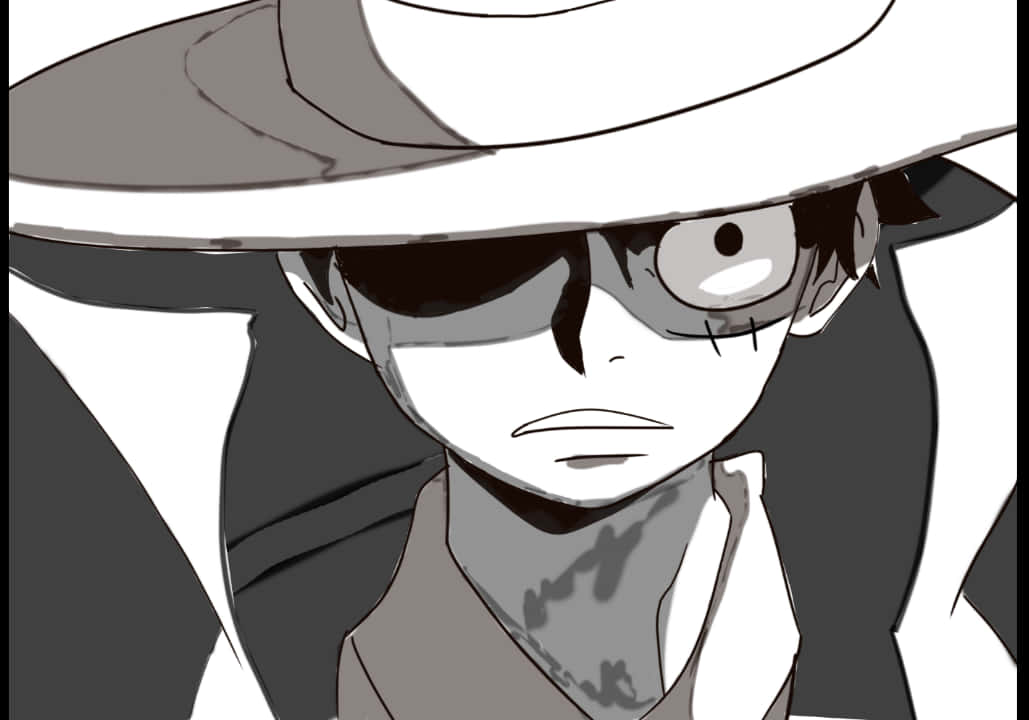 Luffy Ready for Adventure Wallpaper
