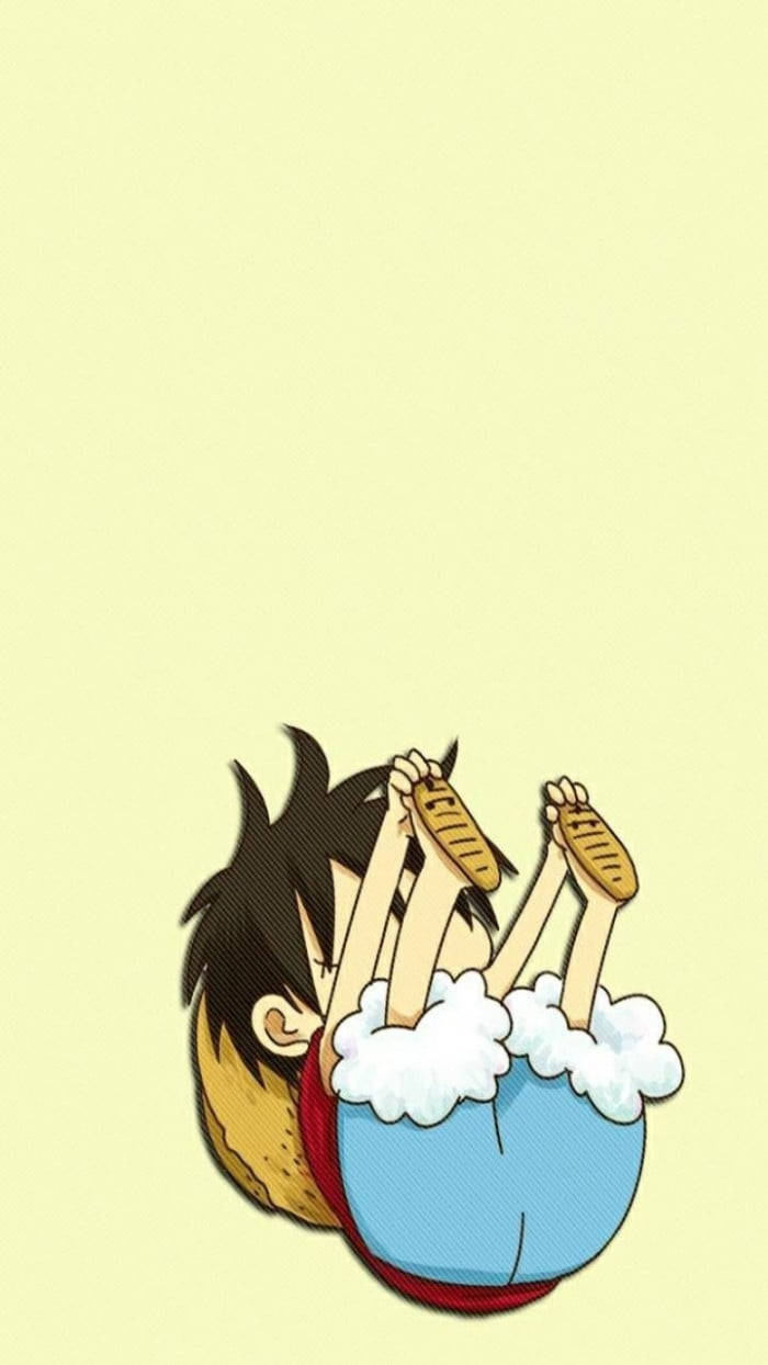 Stumbled Luffy Funny Wallpaper
