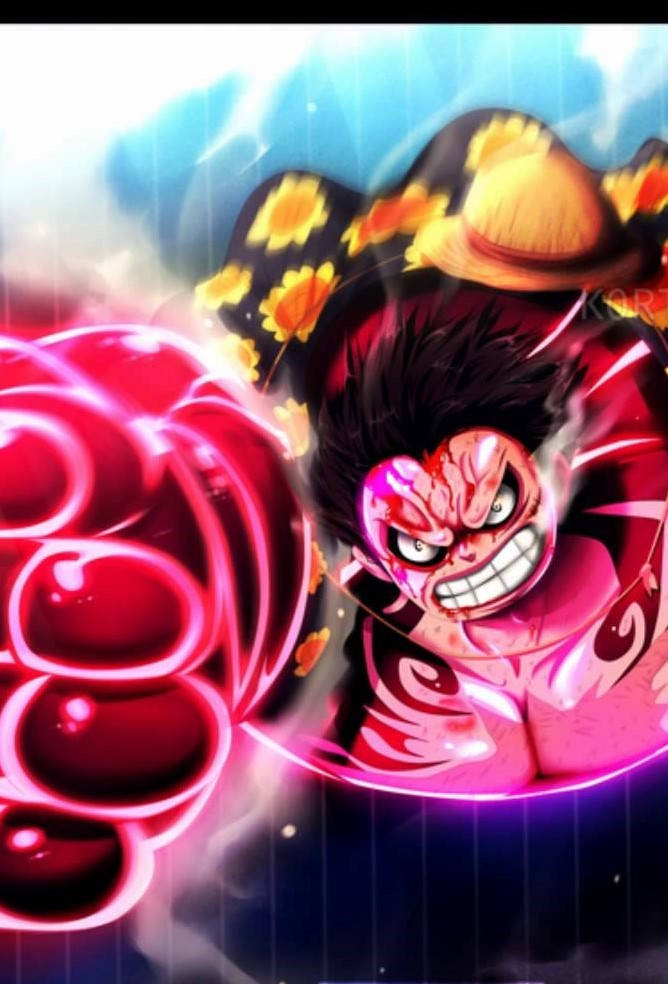 Luffy Gear 4 Explosive Charge Wallpaper