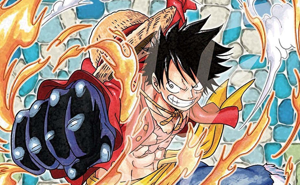 "Look Out! Here Comes Luffy In Gear 5" Wallpaper