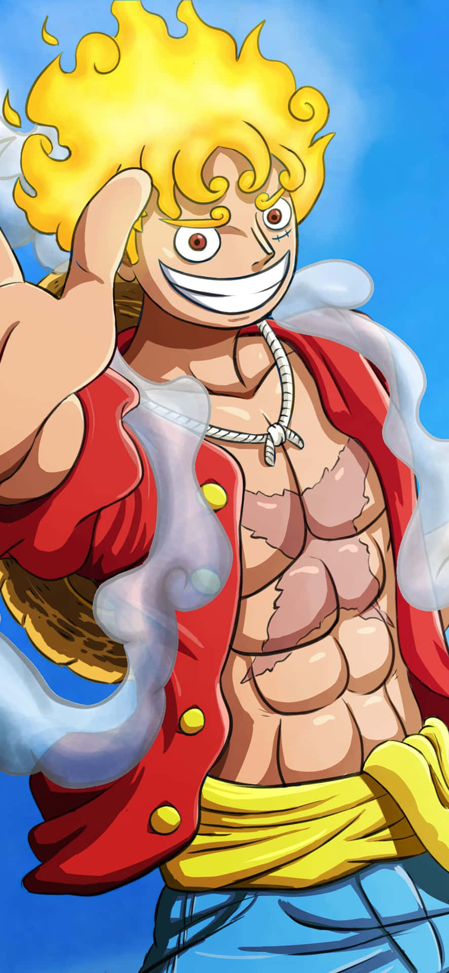 Luffy Gear5 Anime Character Wallpaper