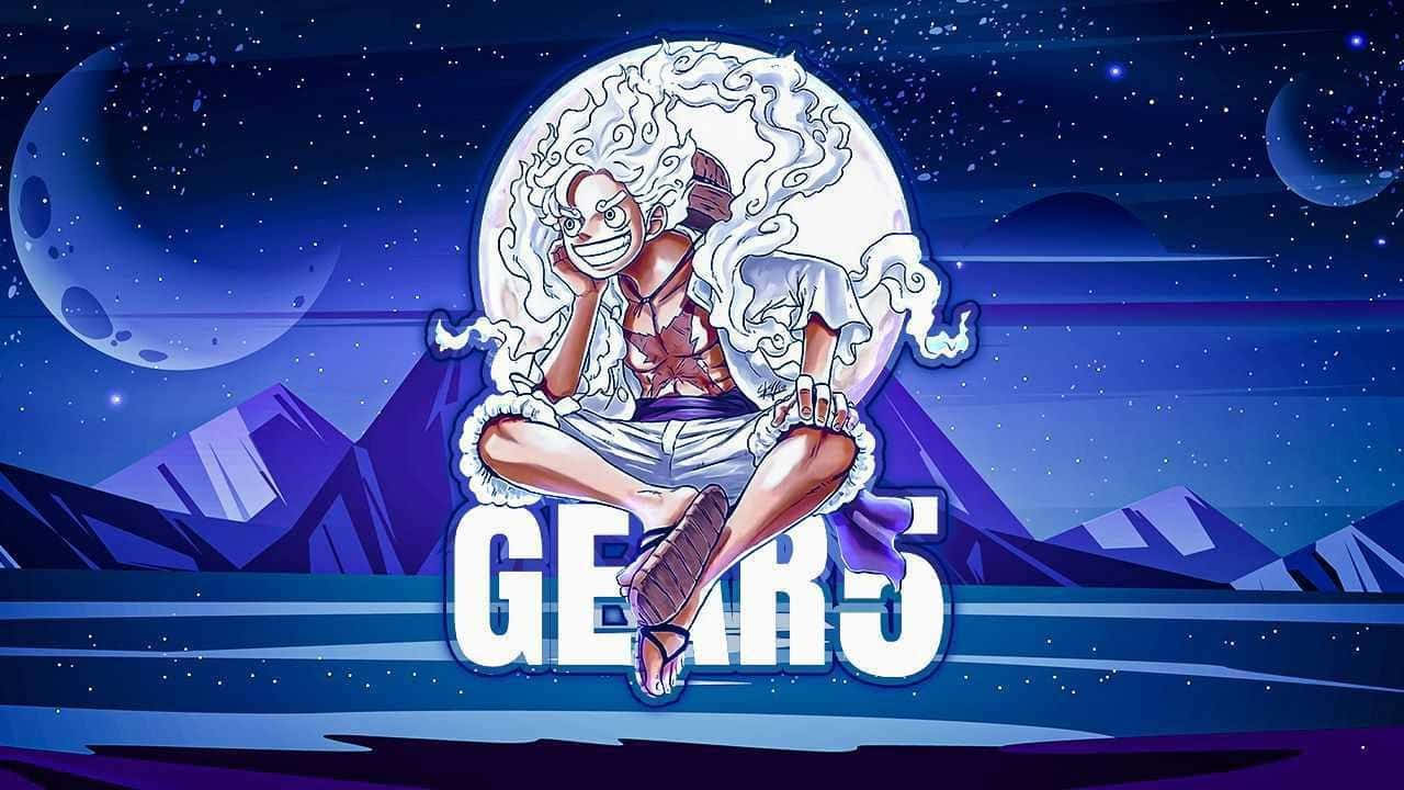 Luffy Gear5 Moonlight Transformation Wallpaper