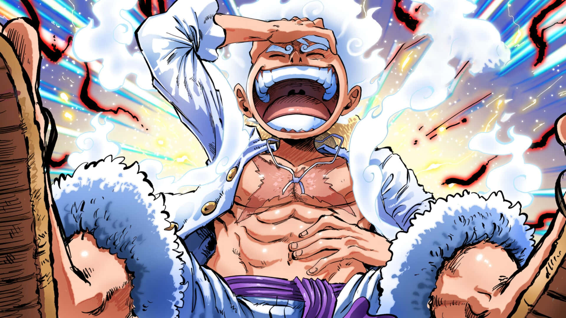 Luffy Gear5 Transformation Wallpaper