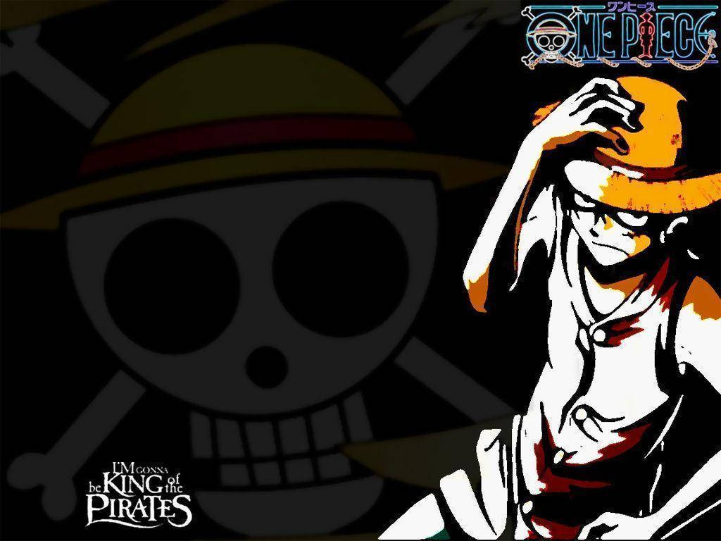 Luffy King Of Pirates Poster Wallpaper