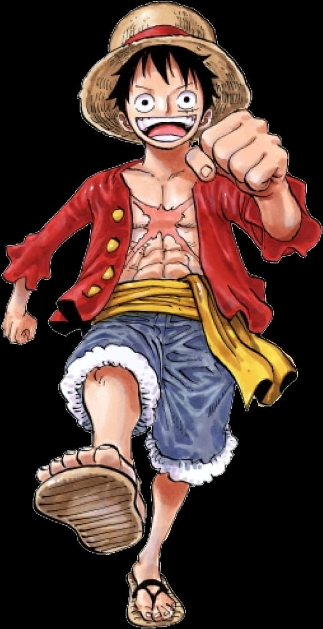 Luffy One Piece Anime Character PNG