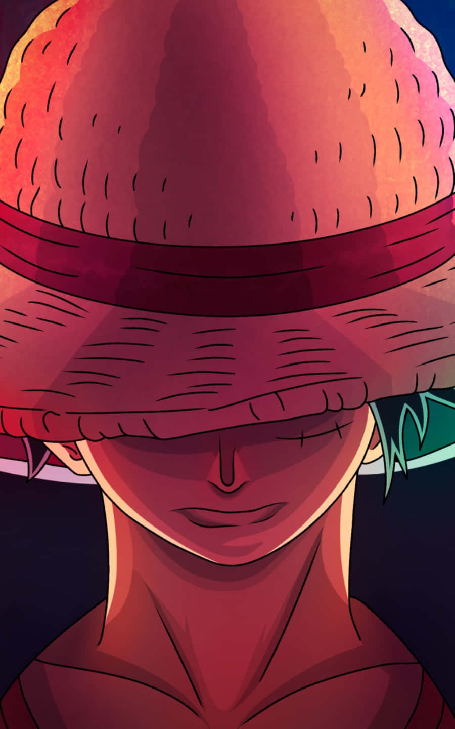 One Piece Straw Hat Luffy Phone Wallpaper