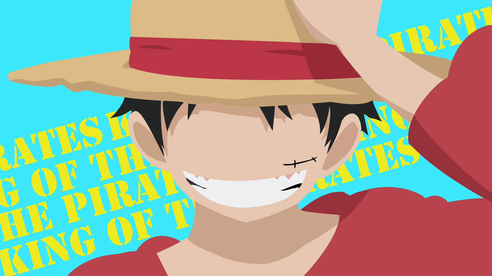 Luffy Smile Digital Background