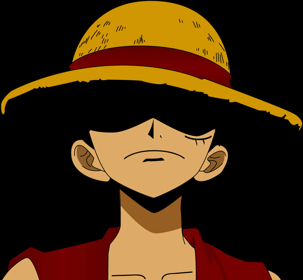 Luffy_ Straw_ Hat_ Closeup PNG