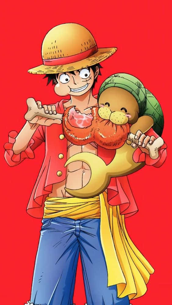 Luffy_ Straw_ Hat_ Smile_ Anime_ Character Wallpaper