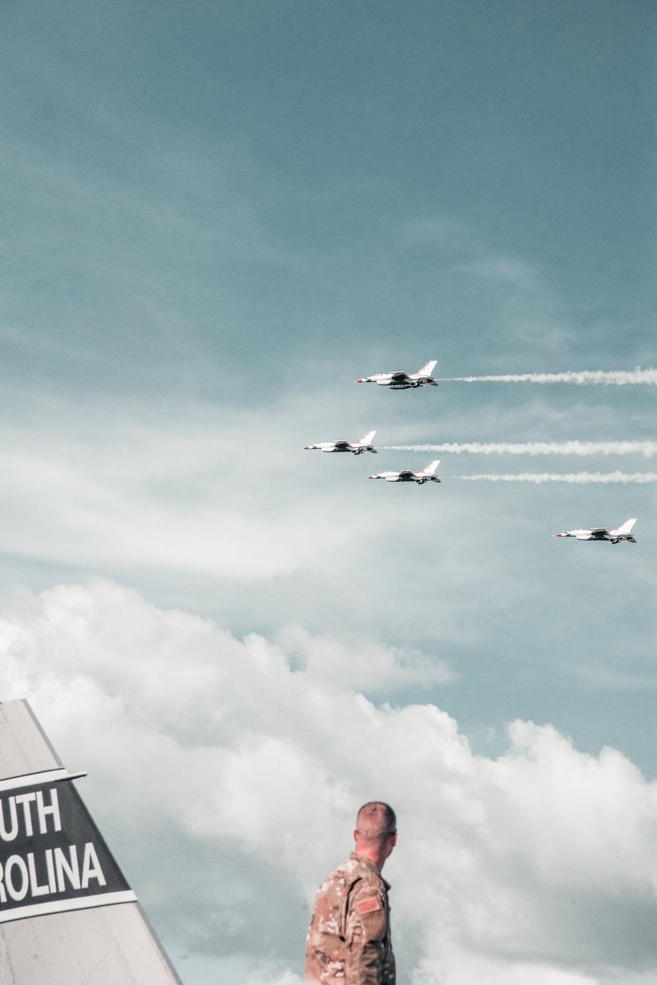 Luftvåben Jets South Carolina Wallpaper