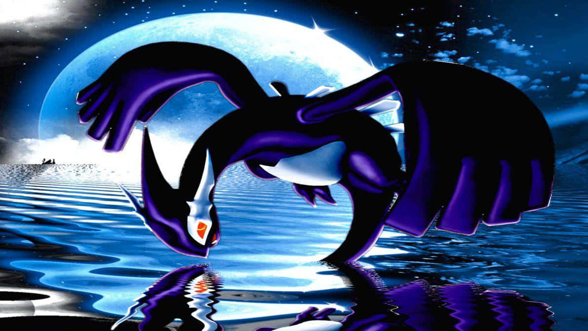 Witness the Powerful Lugia in a Serene Environment