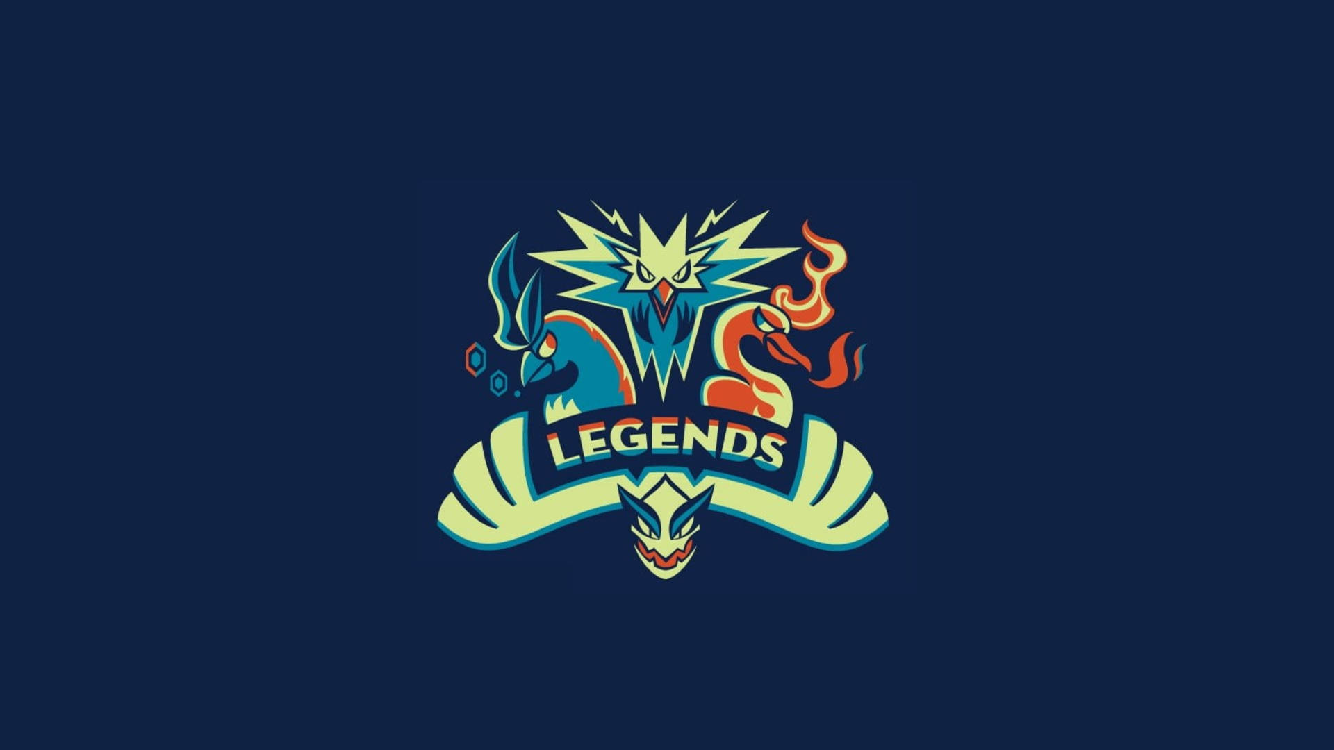 Lugia's Legends Emblem Wallpaper