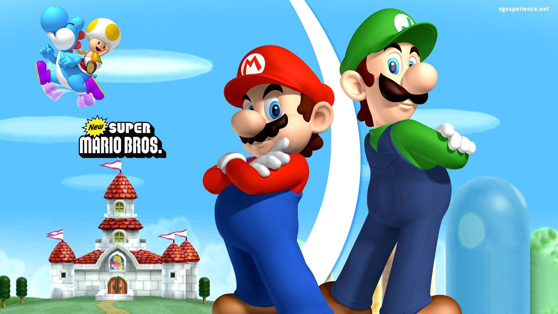 Luigi And Mario Super Mario Bros Wallpaper