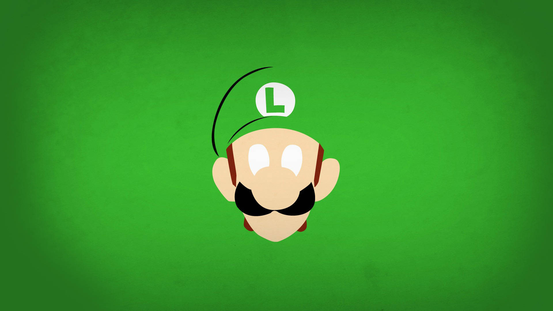 Luigi Nintendo Character Grøn Kunst Wallpaper