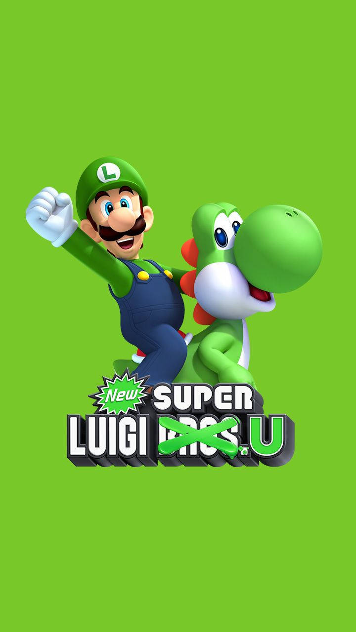 Luigi Rides Yoshi Wallpaper