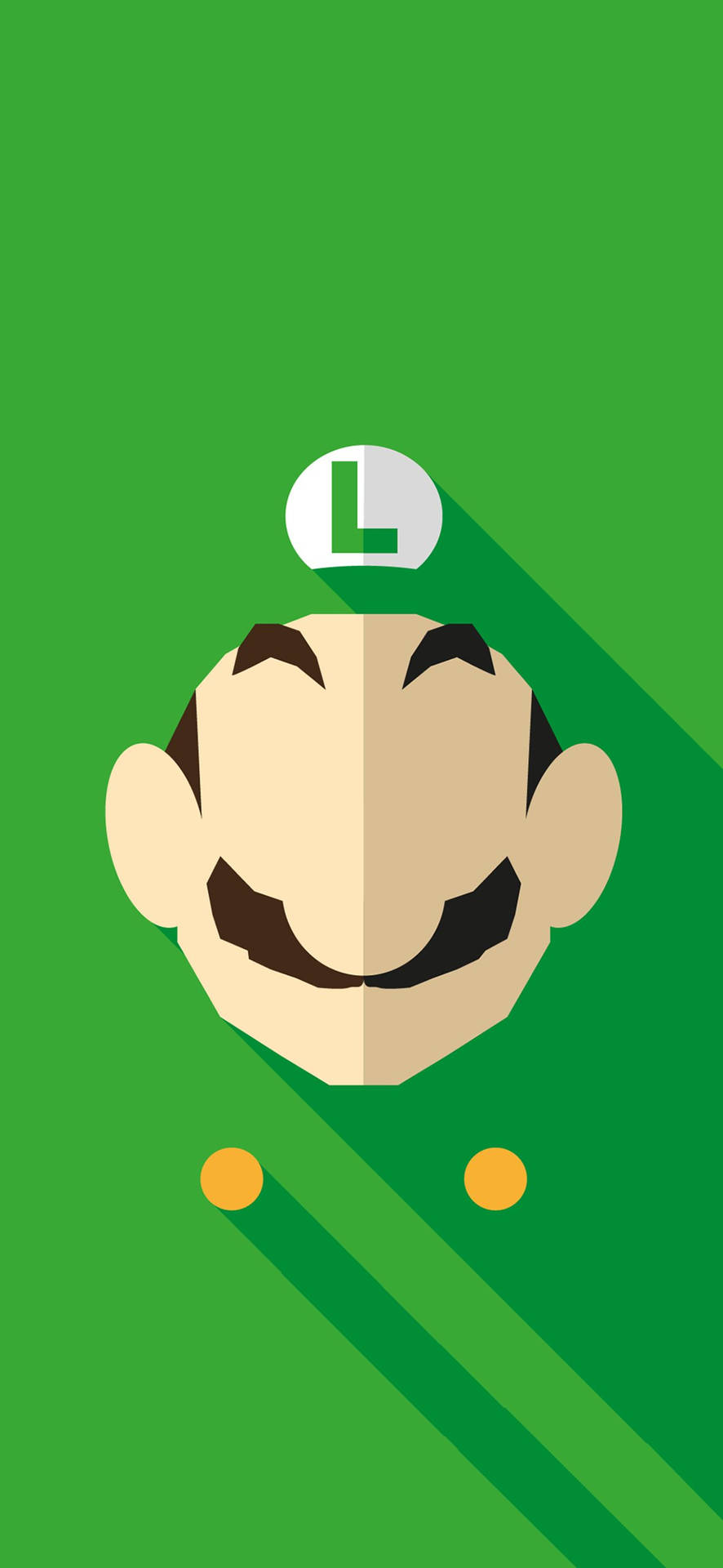Luigi's Face Wallpaper
