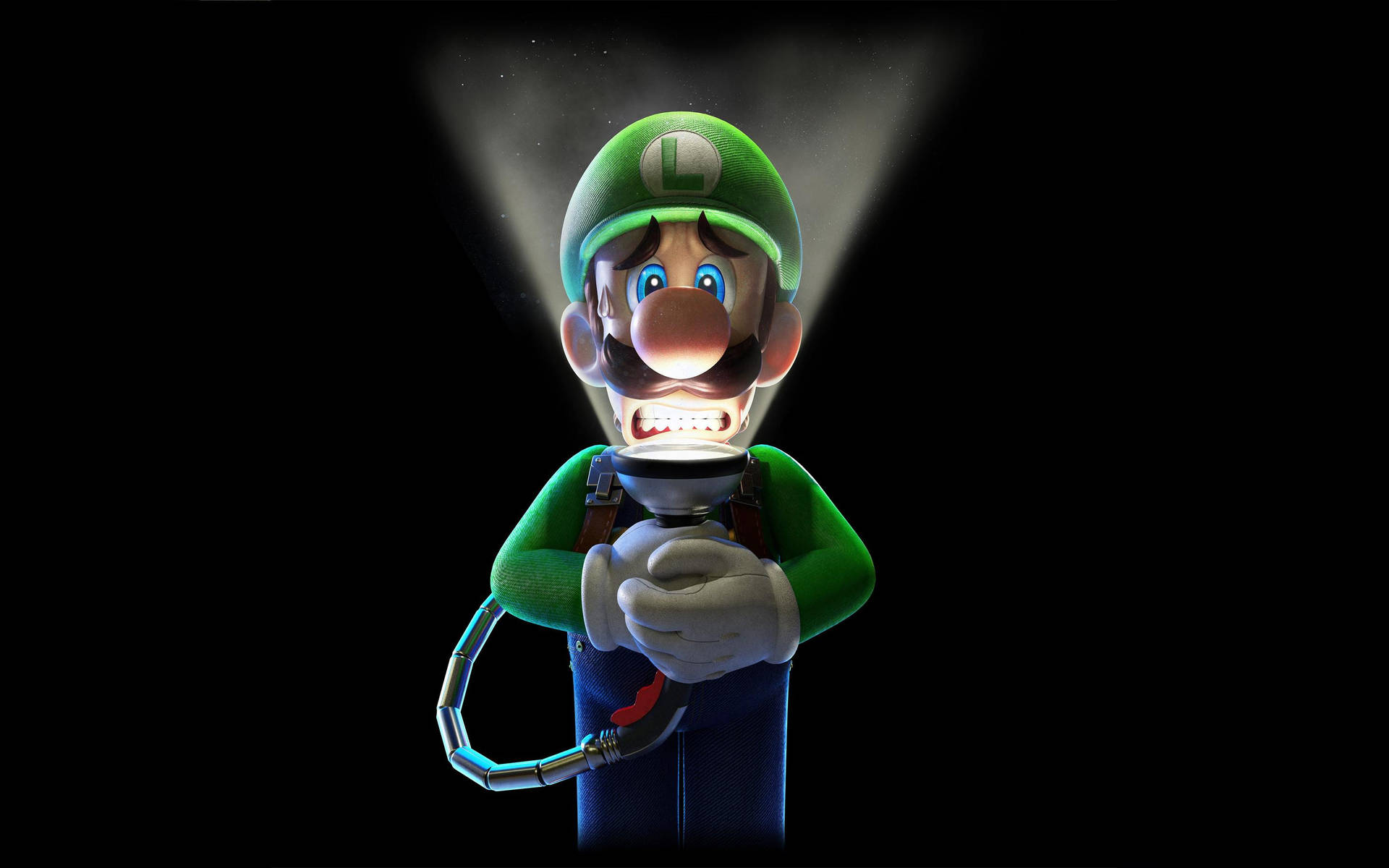 Luigi's Mansion 3 Luigi Shining Strobulb Wallpaper