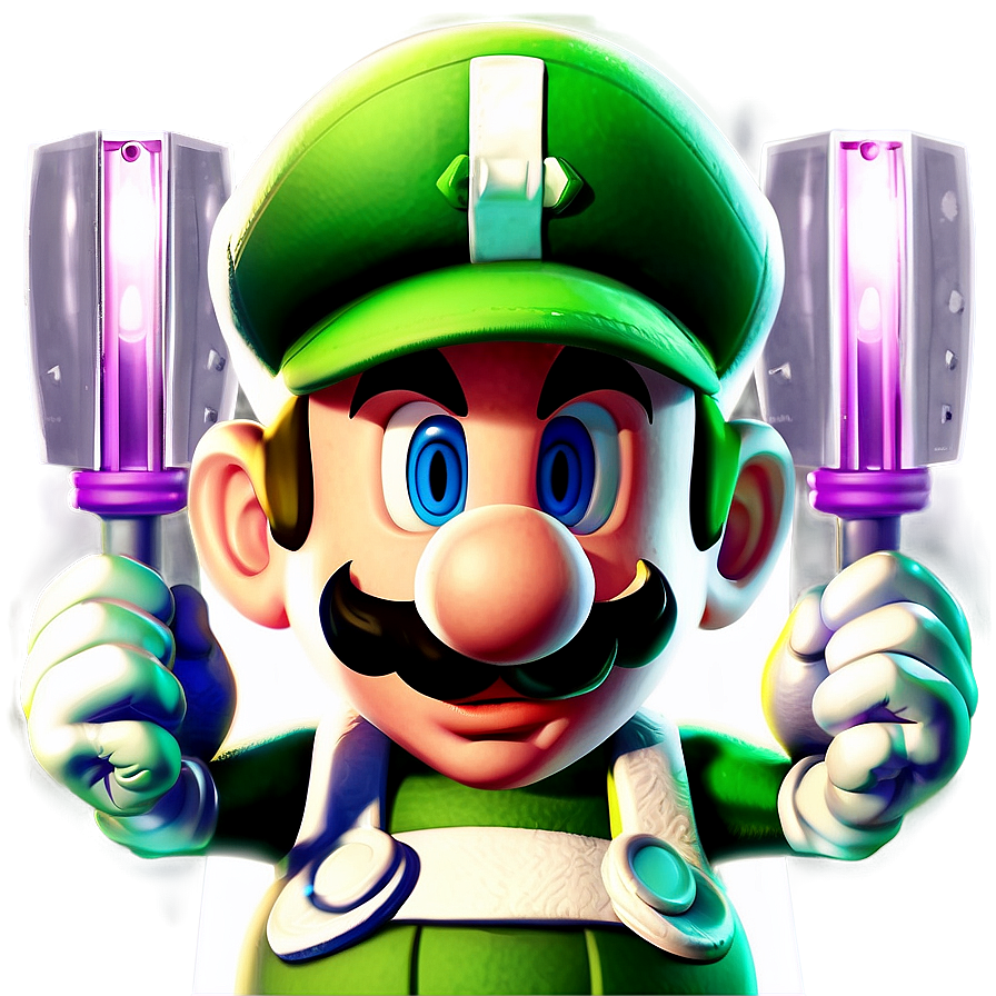 Luigi's Mansion Gamecube Art Png 64 PNG