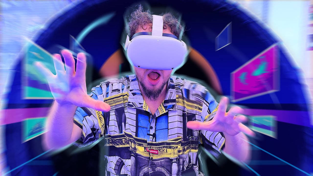 Luisito Comunica With Vr Headset Wallpaper