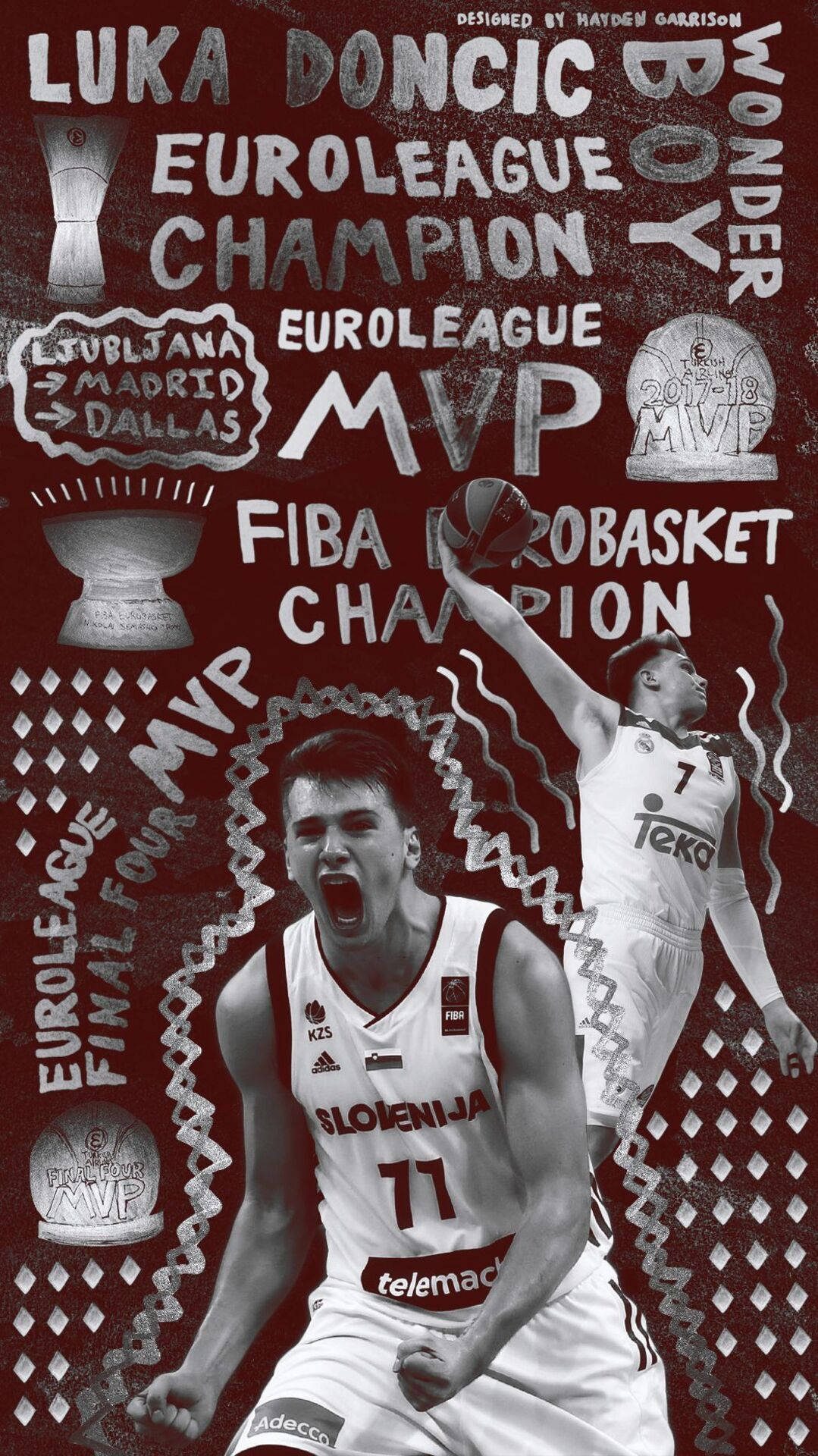 Luka Doncic In Slovenia Wallpaper