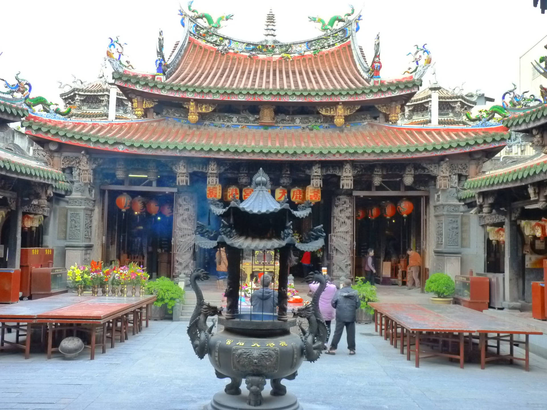 Lukang Mazu Temple Taiwan Background