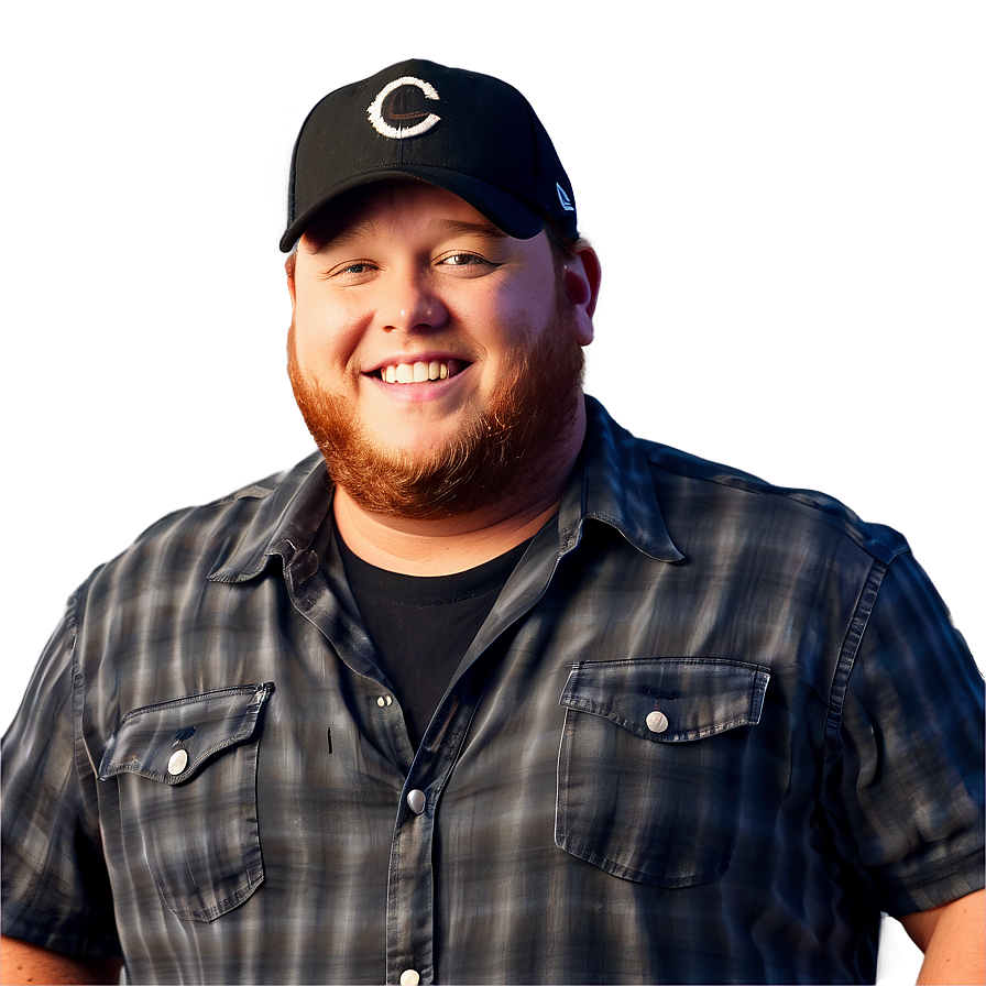 Luke Combs Smiling Png Iho PNG