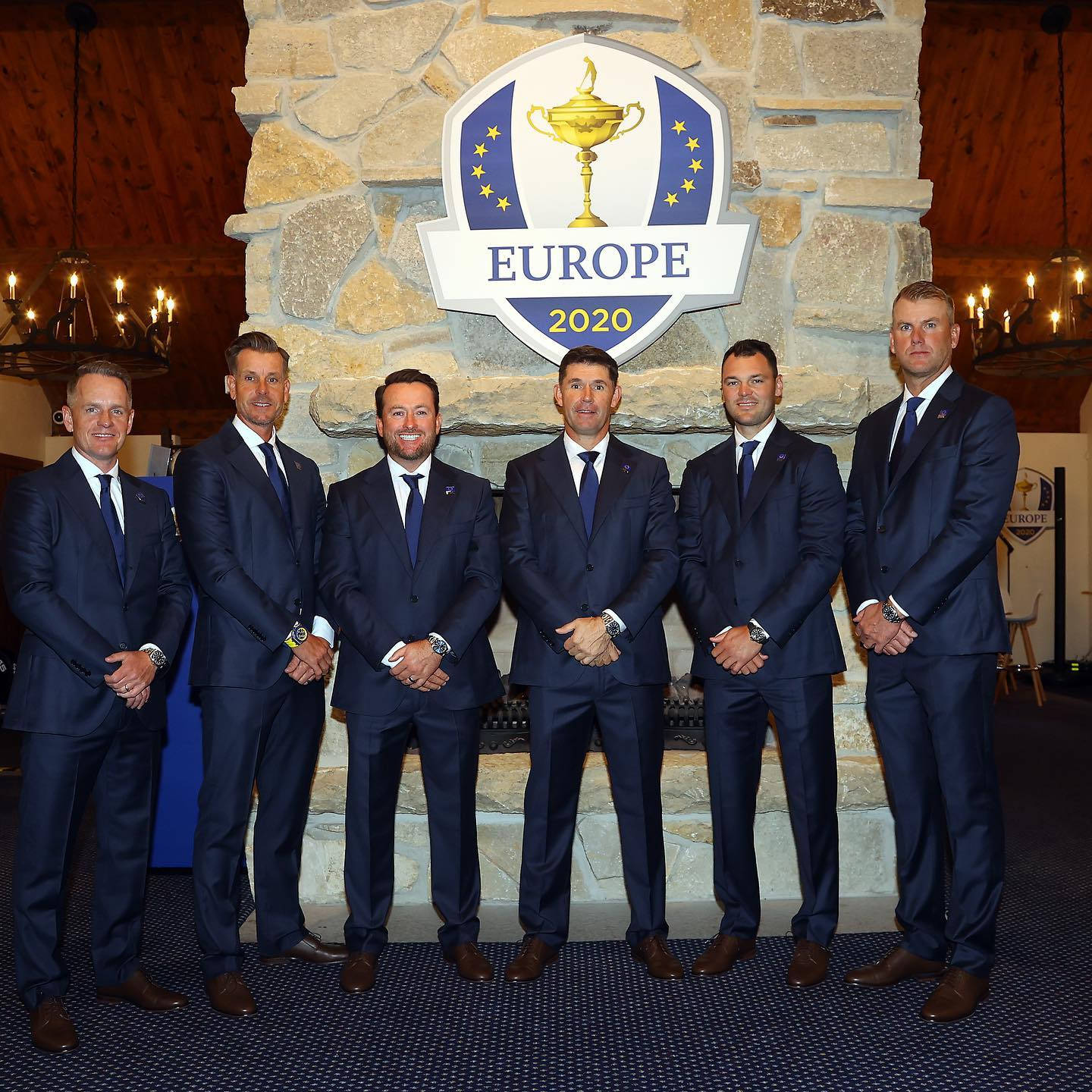 Luke Donald In Ryder Cup Opening Ceremony Wallpaper