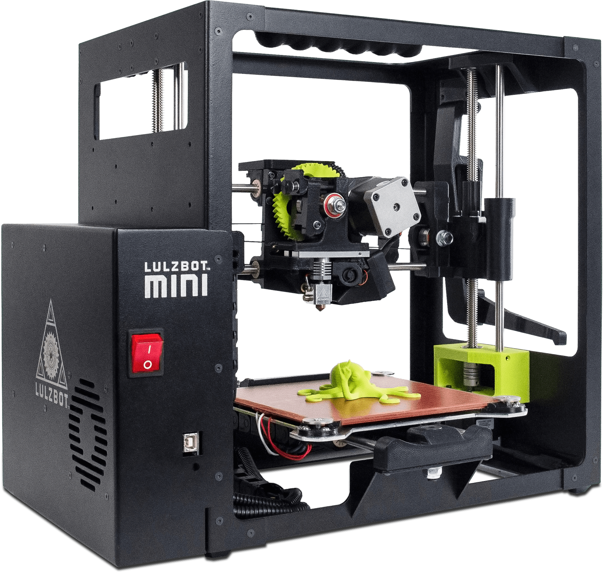 Lulz Bot Mini3 D Printer Active Print PNG