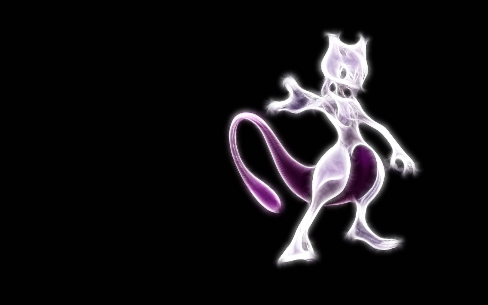 Luminescent Mewtwo Pokemon Wallpaper