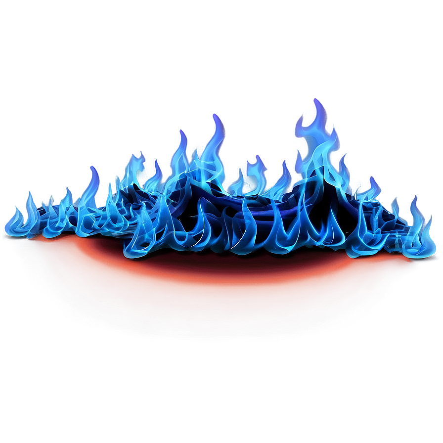 Luminous Blue Flames Png Usc50 PNG