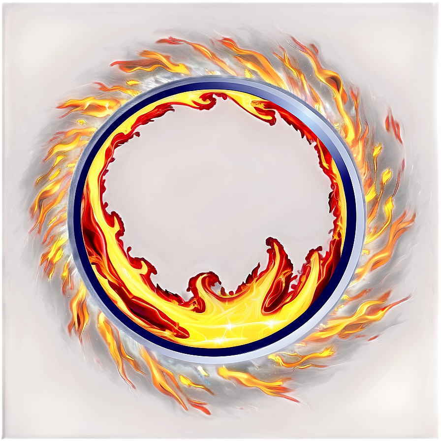Luminous Fire Circle Png 62 PNG