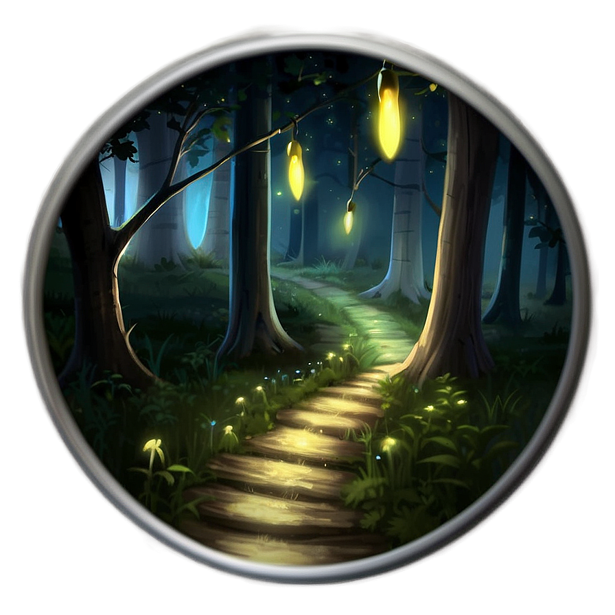 Luminous Firefly Path Png Krw PNG