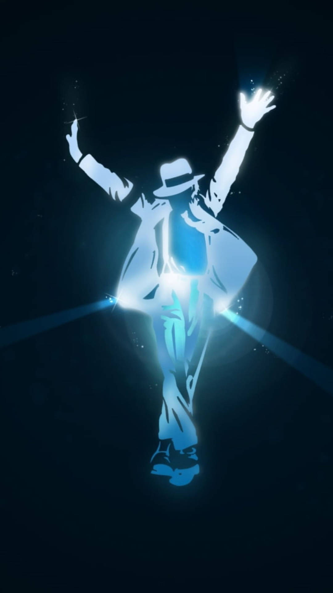 Luminous Michael Jackson Dance Wallpaper