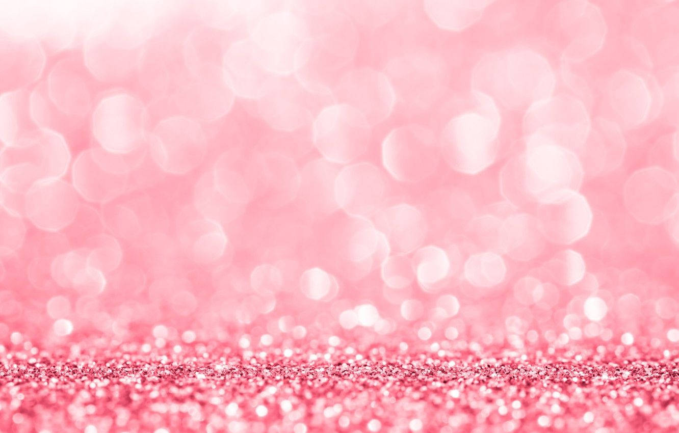 Luminous Pink Glitters Wallpaper