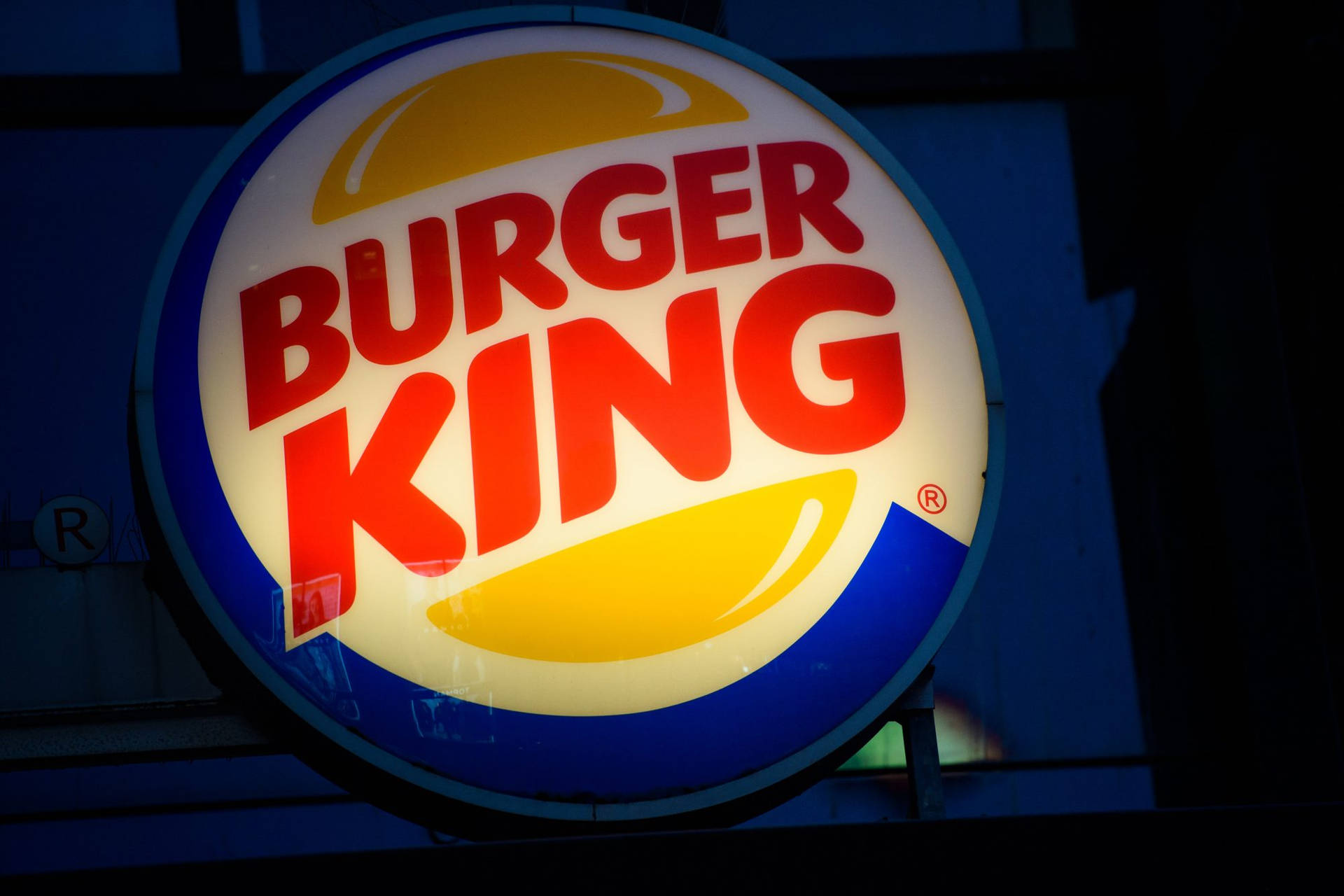 Leuchtendebeschilderung Burger King Wallpaper