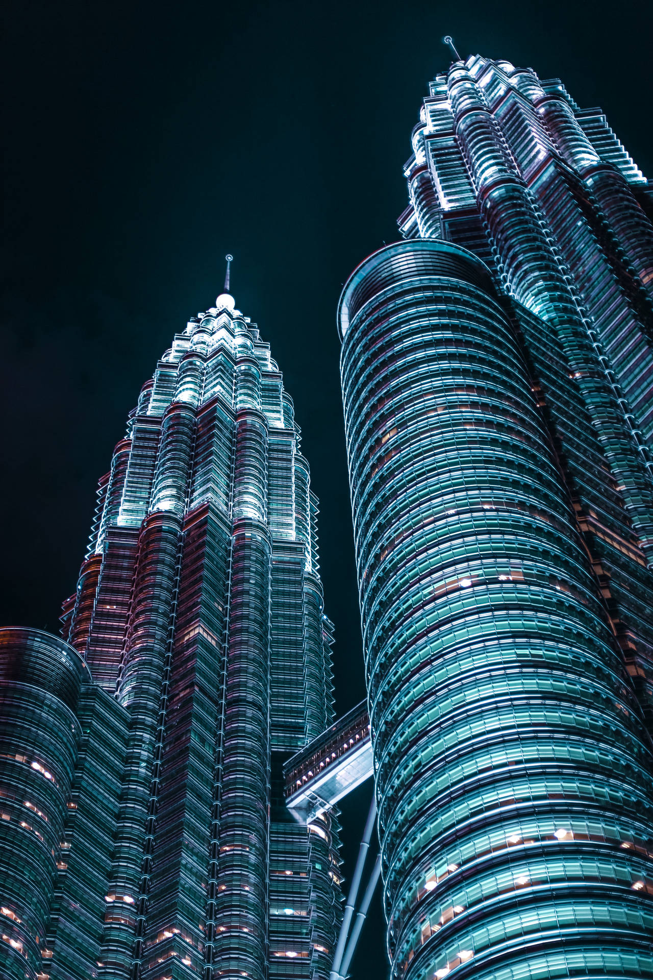 Luminous Skyscrapers In Malaysia