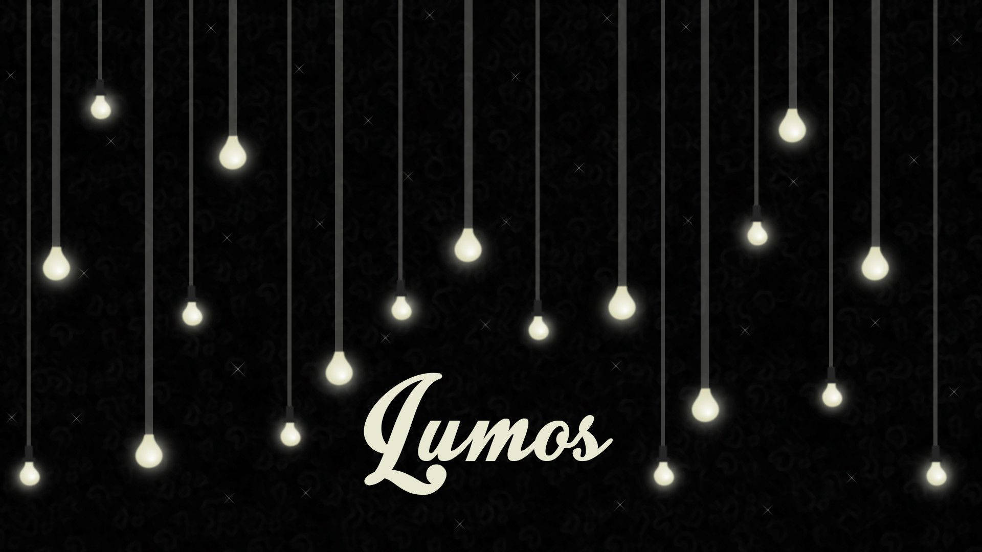 Skärmbildermed Lumos Lights Harry Potter Motiv Till Din Laptop. Wallpaper
