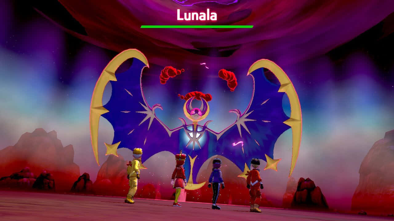 Lunala Raid Battle Wallpaper