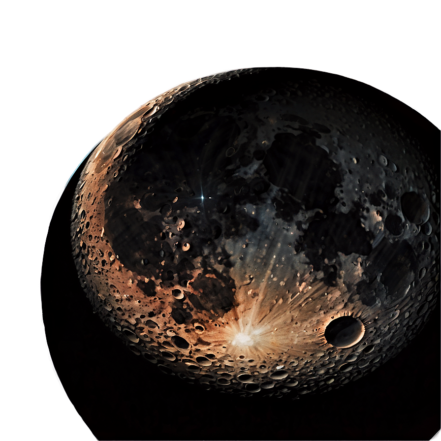 Lunar Eclipse Dark Side Png 06252024 PNG