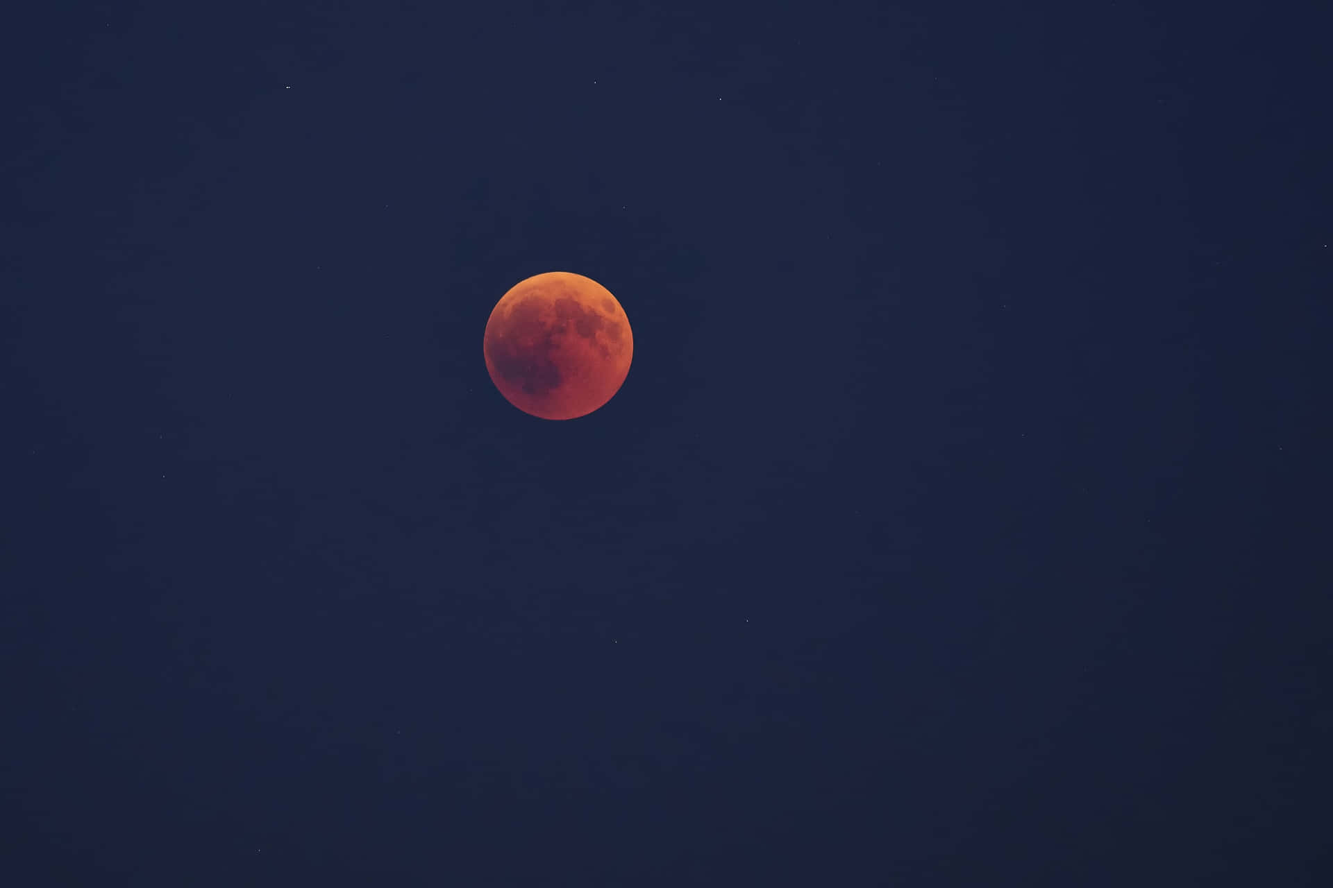 Lunar Eclipse Red Moon Wallpaper