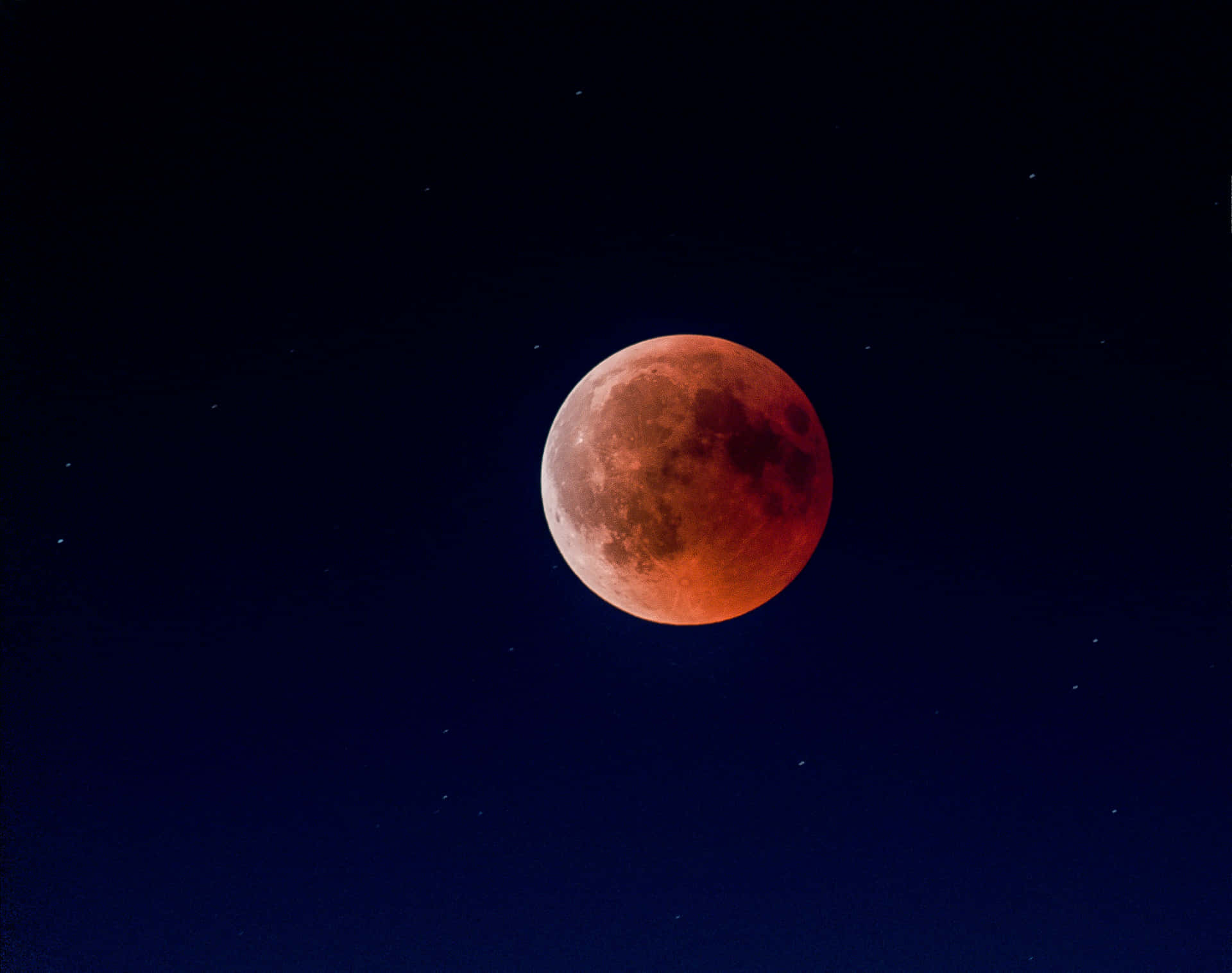 Lunar Eclipse Red Moon Wallpaper