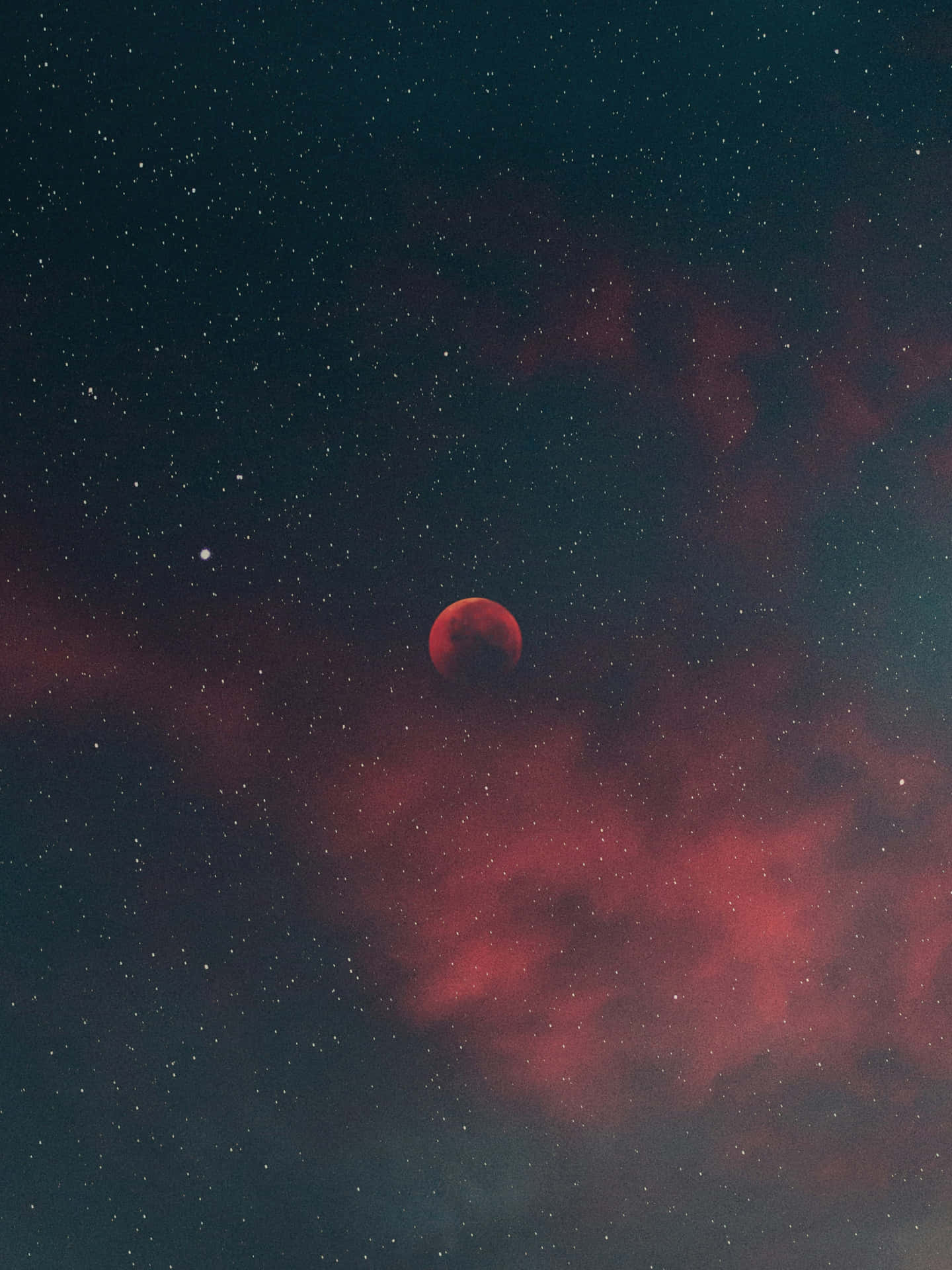 Lunar_ Eclipse_ Red_ Moon_ Night_ Sky Wallpaper