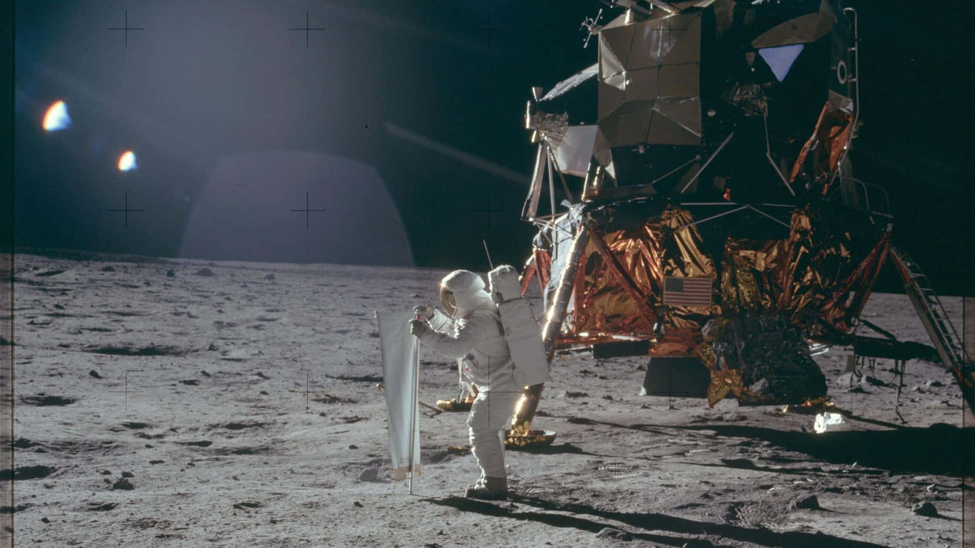 Lunar_ Landing_ Module_and_ Astronaut.jpg Wallpaper