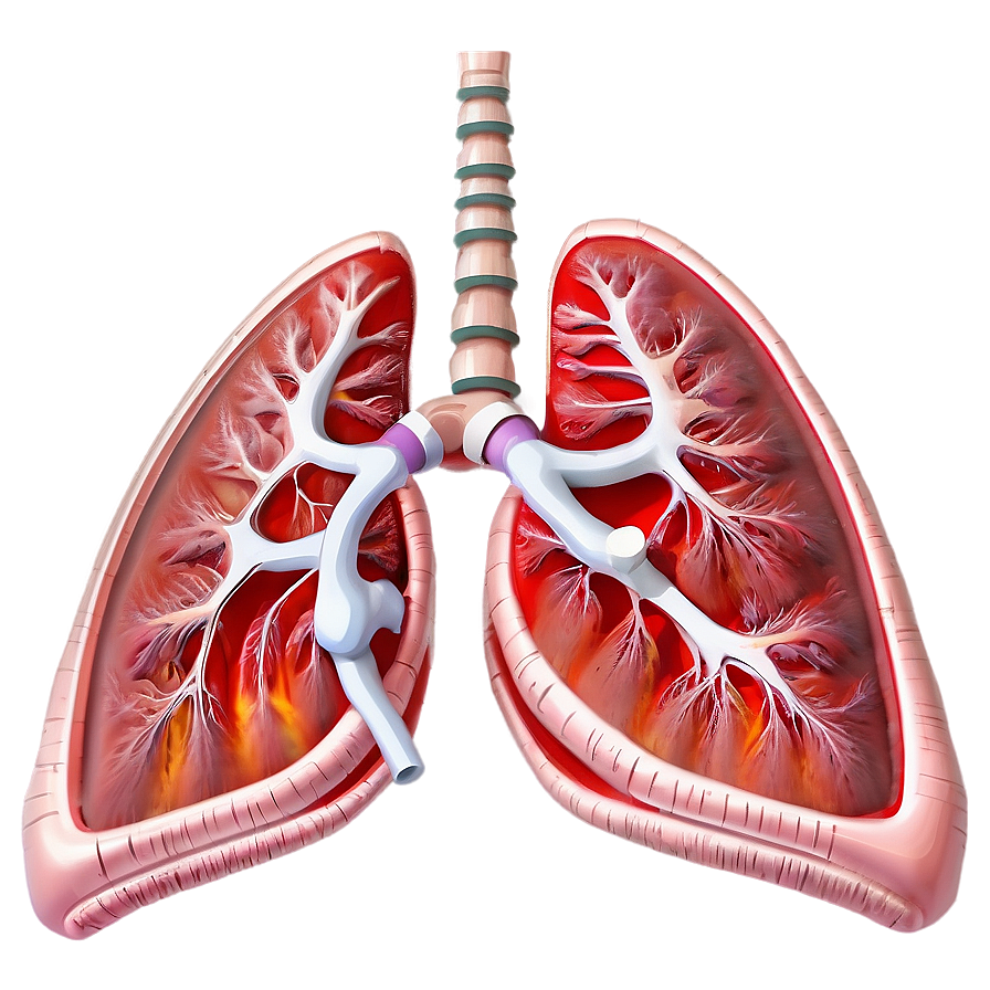 Lung Structure Illustration Png Xtj PNG