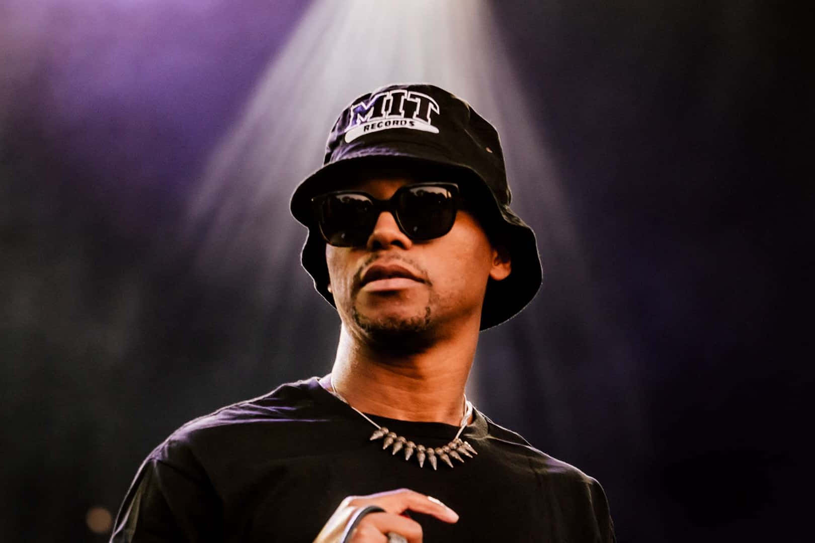 Lupe Fiasco Performance Stage Lights Wallpaper