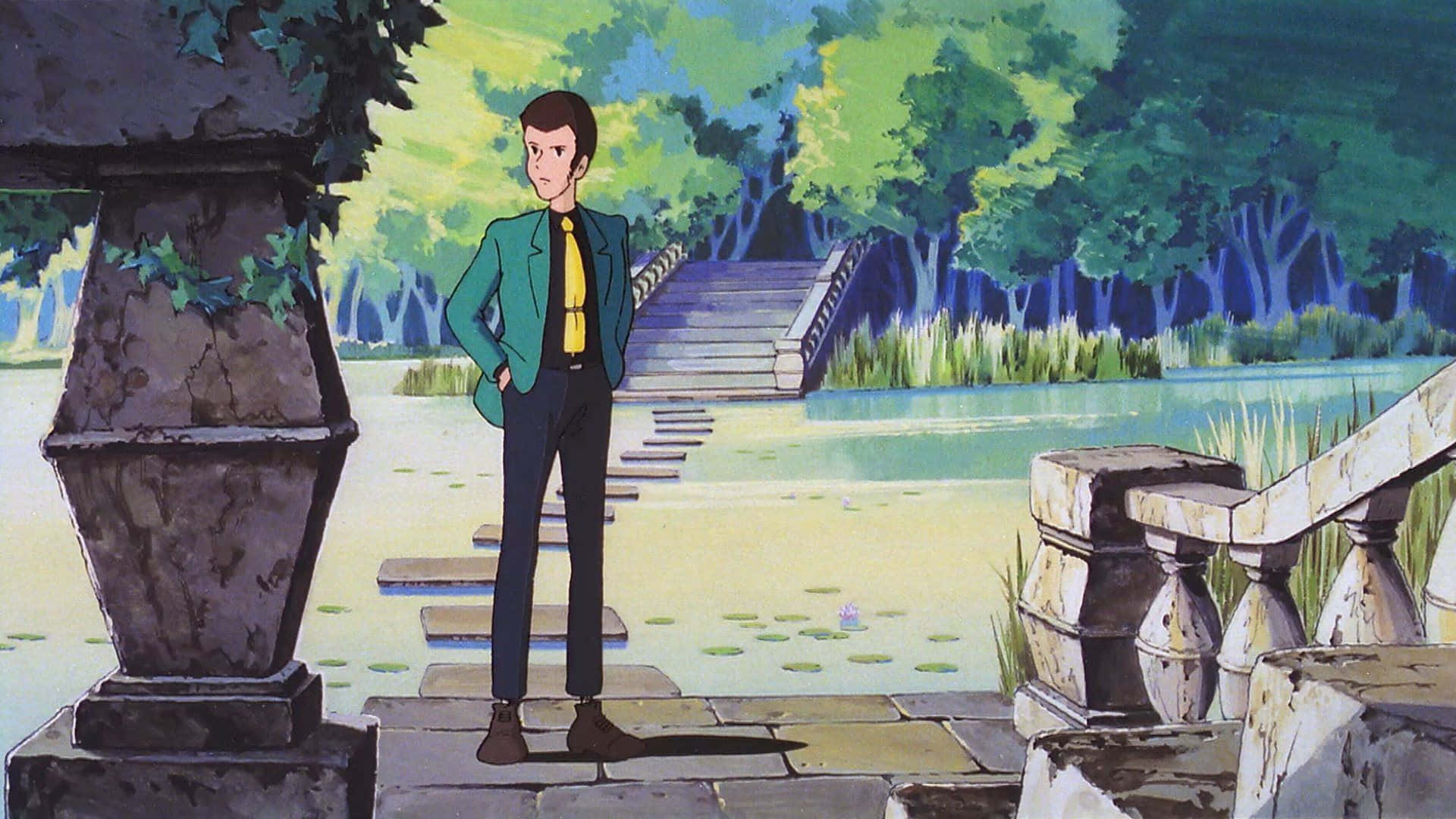 Lupin III and his gang in action Wallpaper